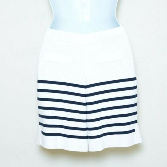 PORTSPURE White Black Striped 2 Piece Sweater Set - Picture 6 of 9